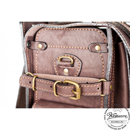 Мужской кожаный рюкзак "Легион" (коричневый)