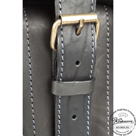 Кожаный портфель "Француз" (черный)