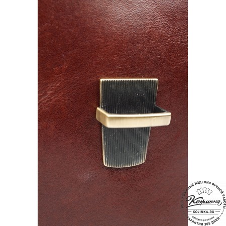 Мужской кожаный рюкзак "Следопыт" (коричневый)