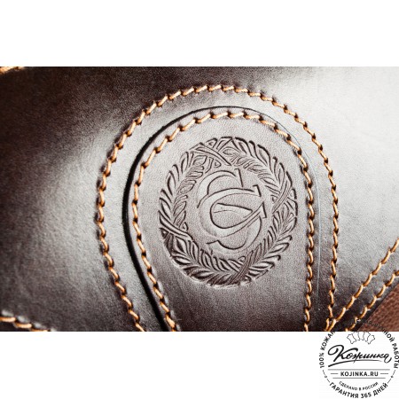 Кожаный рюкзак "Стиль 2" (коричневый)