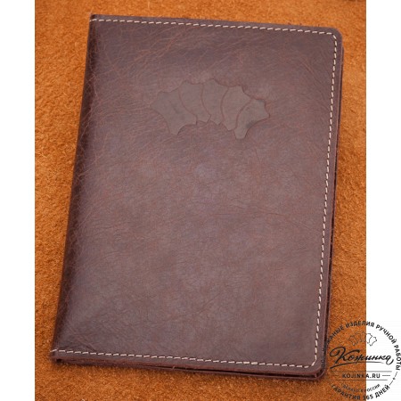 Кожаный бумажник водителя Турин (коричневый)